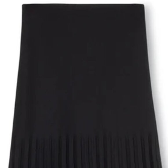 NWT ✅ Slate Knit Pleated Long Skirt Maxi Length BLACK - Size XL ✨ NEW WITH TAGS - Picture 2 of 7